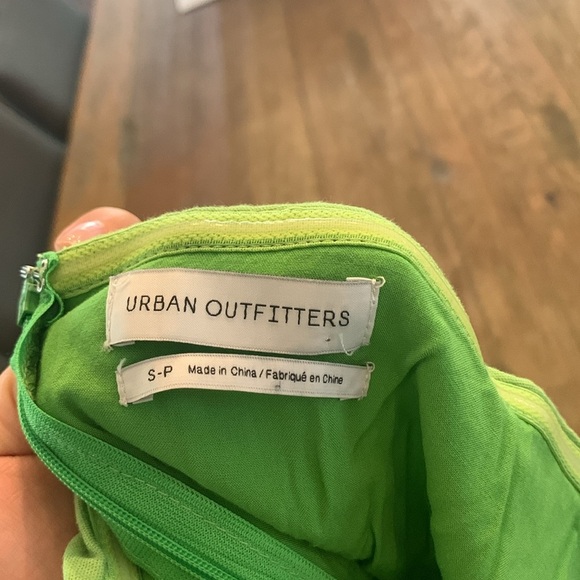 Cotton Lime Green Strapeless Romper - Picture 5 of 6